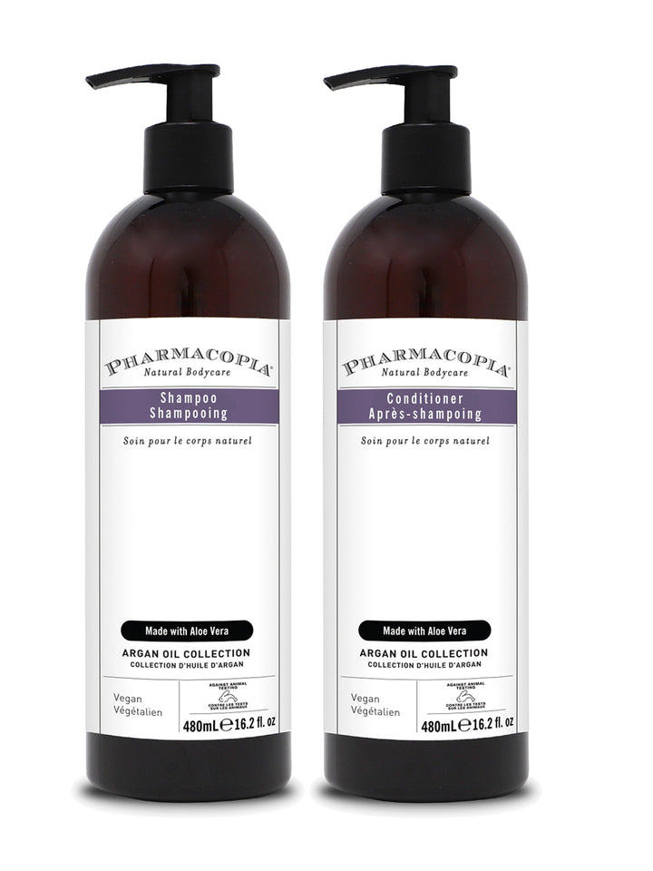 Argan Oil Shampoo and Conditioner Bundle (32 oz total) - Hyatt Hotel Collection