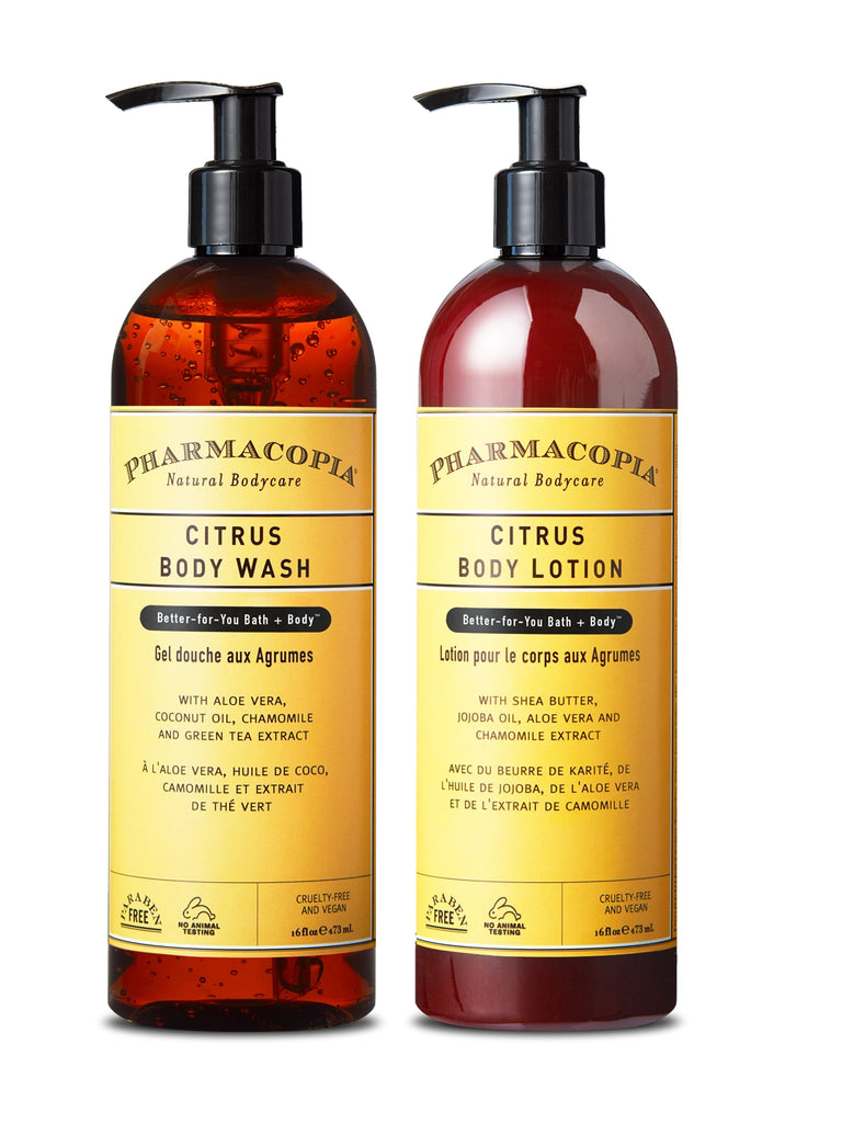 Citrus Body Wash and Lotion Bundle (32 oz total