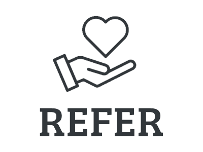 Open hand giving icon - Refer your friends to Pharmacopia. They'll get $25 off their first purchase and you'll get 5,000 Pure Points every time a new friend makes their first purchase. It's a win-win!