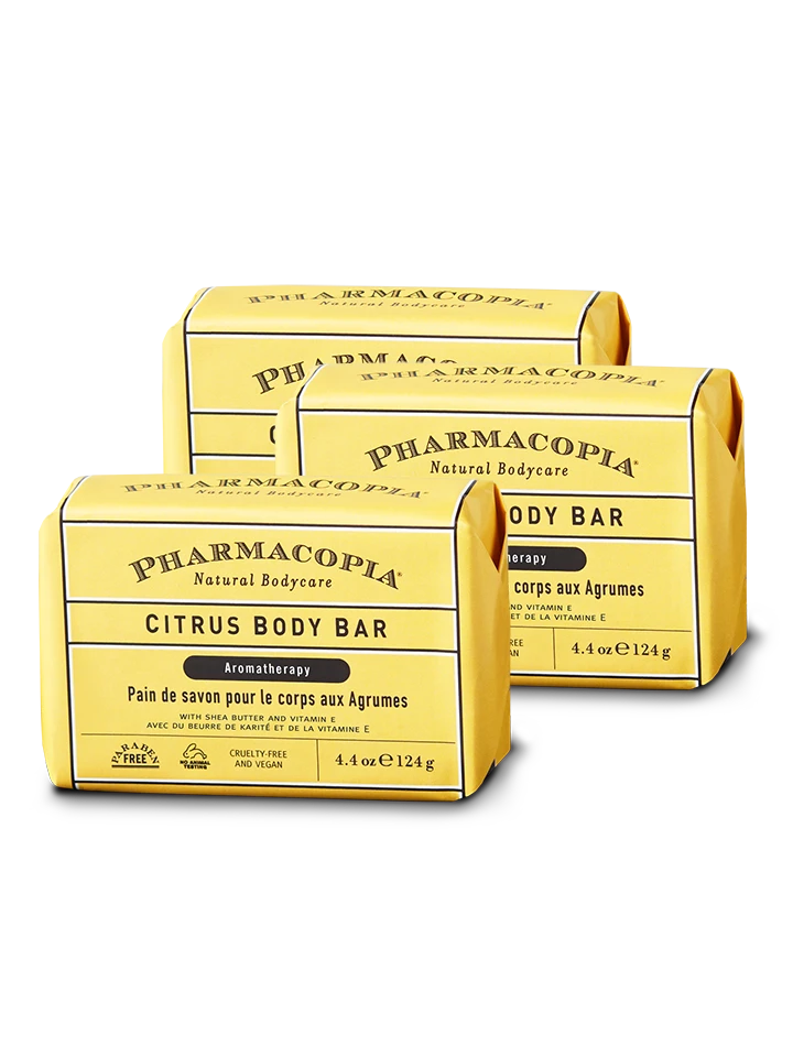 Pharmacopia Citrus Soap Bars - Bundle of 3